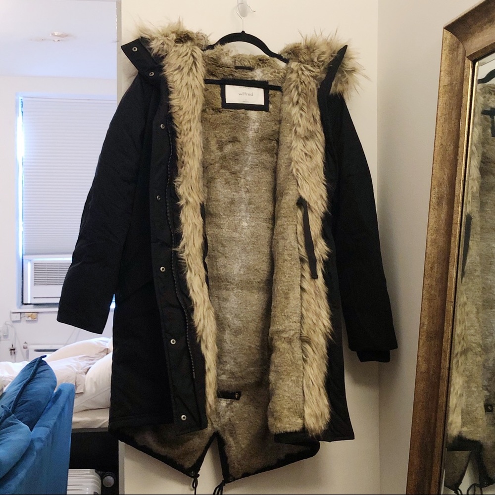 Aritzia Wilfred Parka Mont Blanc